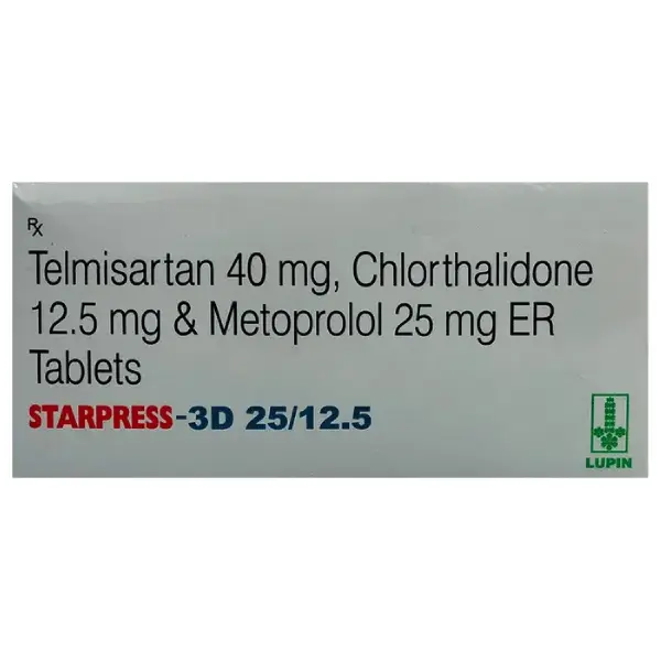 Starpress 3D 12.5mg/25mg/40mg Tablet